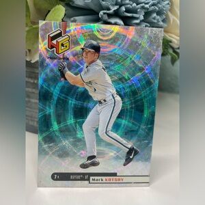 Vintage Mark Kotsay Marlins Baseball Trading Card Hologrfx 1999